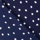 Crêpe Taches Bleu Nuit - Ribes y Casals