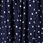 Crêpe Taches Bleu Nuit - Ribes y Casals