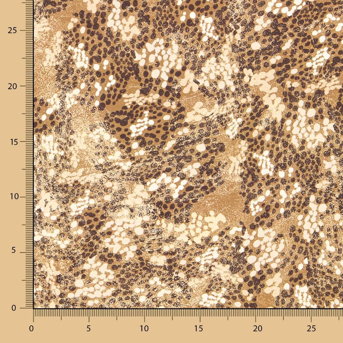 Crêpe Léopard Mokka Chiné - Ribes y Casals