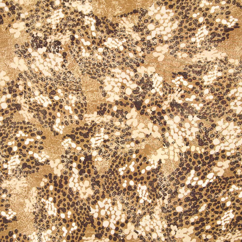 Crêpe Léopard Mokka Chiné - Ribes y Casals