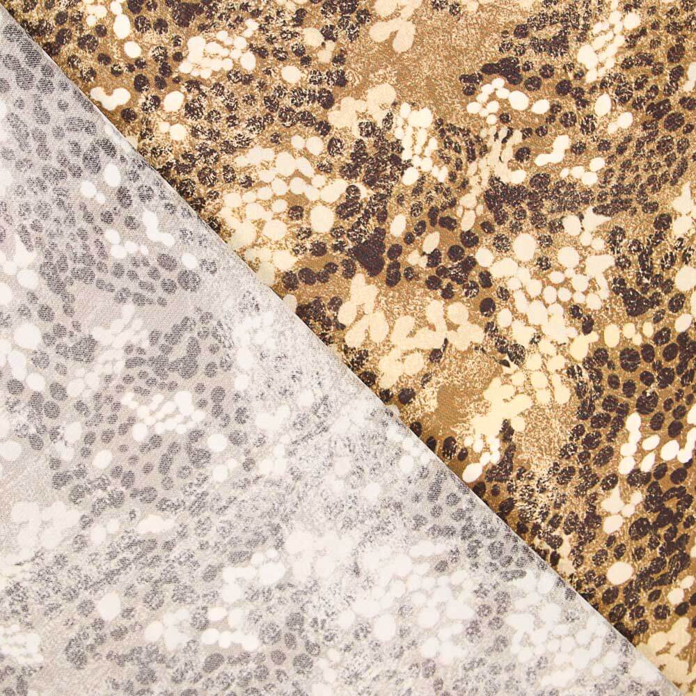 Crêpe Léopard Mokka Chiné - Ribes y Casals