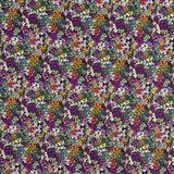 Crêpe Polyester Fleur Confetti Violet - Ribes y Casals