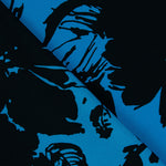 Crêpe Polyester Fleur Bleu - Ribes y Casals