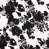 Crêpe Polyester Fleur Blanc - Ribes y Casals