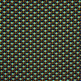 Crêpe Polyester Géo Aigue Marine - Ribes y Casals