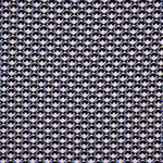 Crêpe Polyester Geo Blue Denim - Ribes y Casals