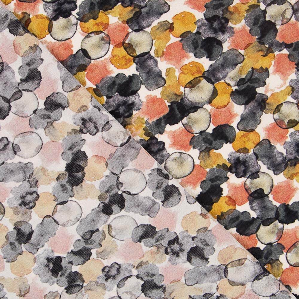 Crêpe Spandex Bubble Ocre - Ribes y Casals