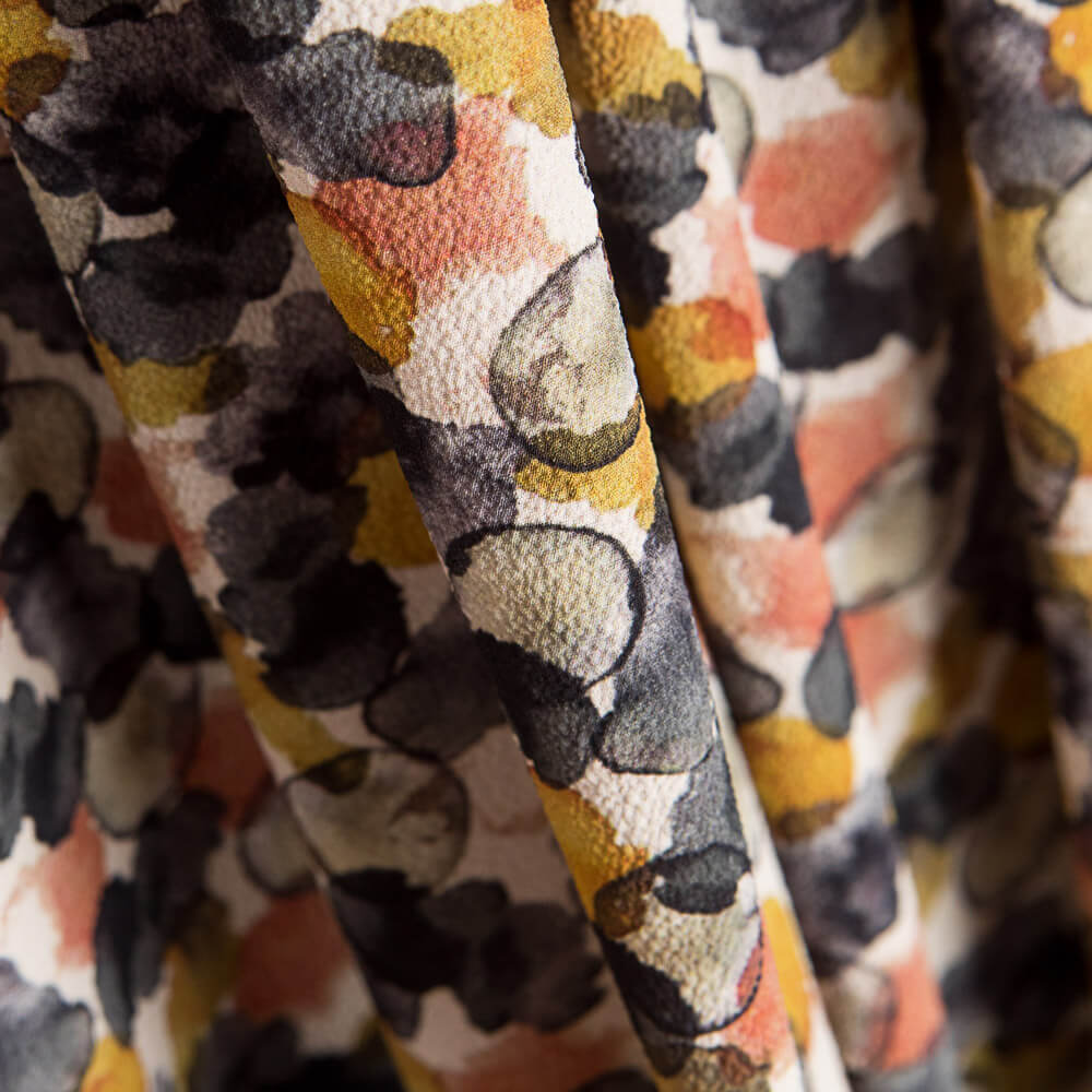 Crêpe Spandex Bubble Ocre - Ribes y Casals