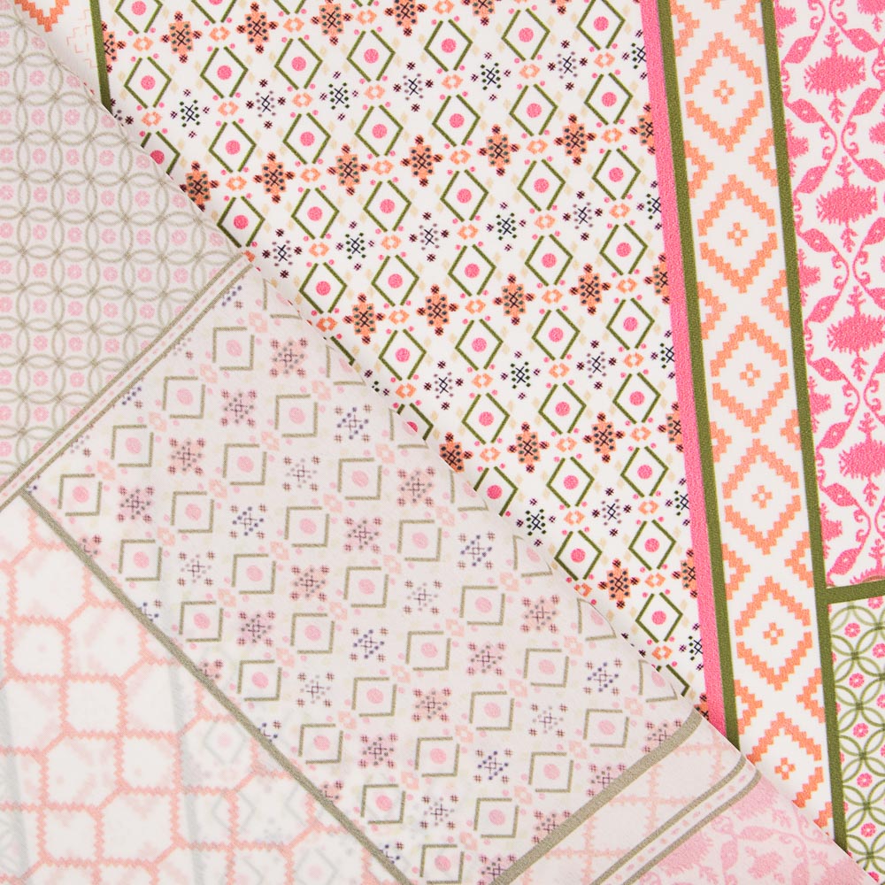 Crêpe Éthnique Patchwork - Ribes y Casals