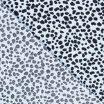 Crêpe Viscose Léopard Bleu - Ribes y Casals