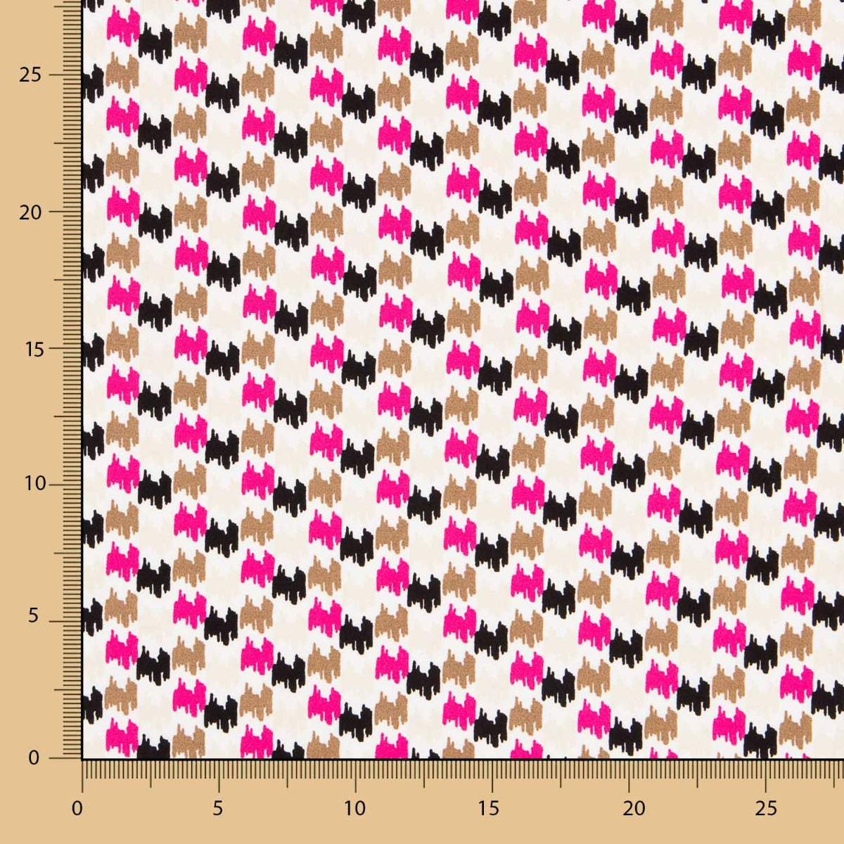 Crêpe Viscose Chiné Multicolore - Ribes y Casals