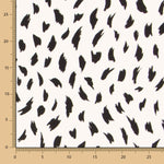 Crêpe Viscose Traits Maxi Écru - Ribes y Casals