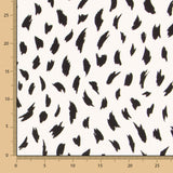 Crêpe Viscose Traits Maxi Écru - Ribes y Casals