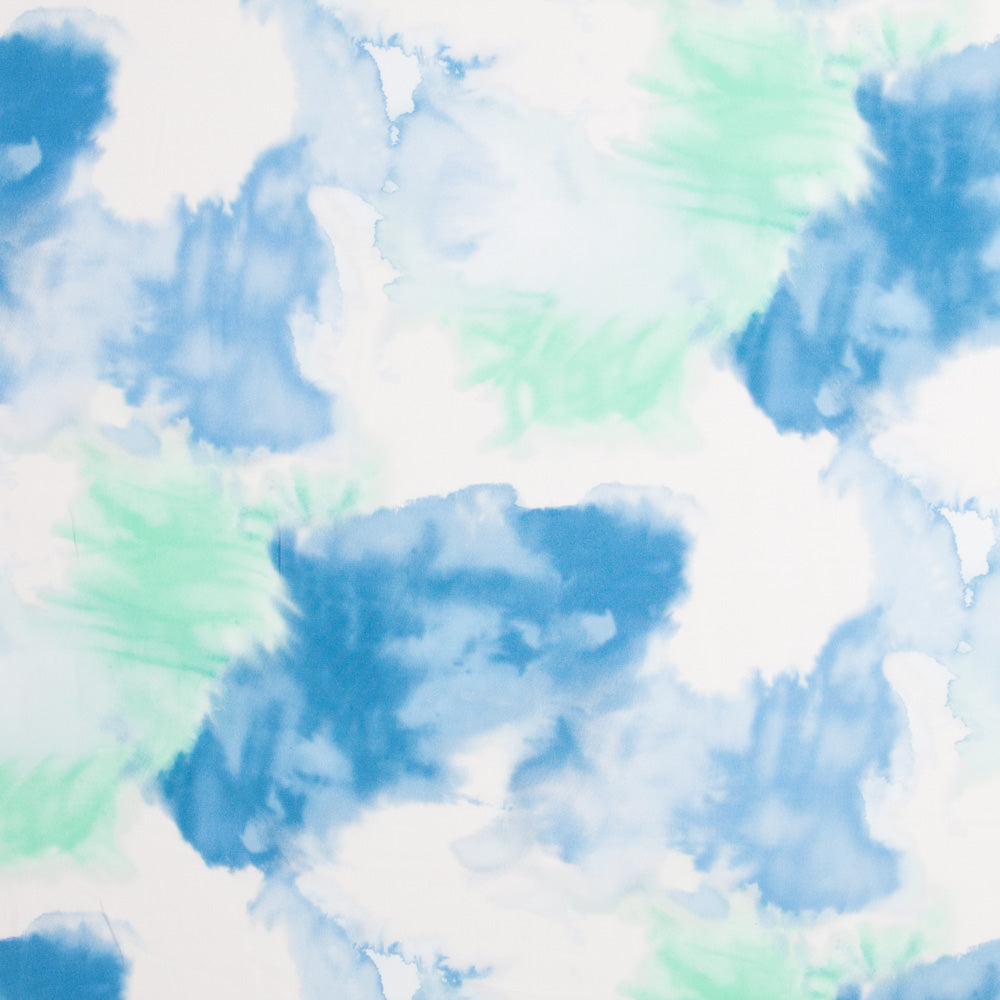 Crepe Viscosa Tye Die Blue - Ribes y Casals