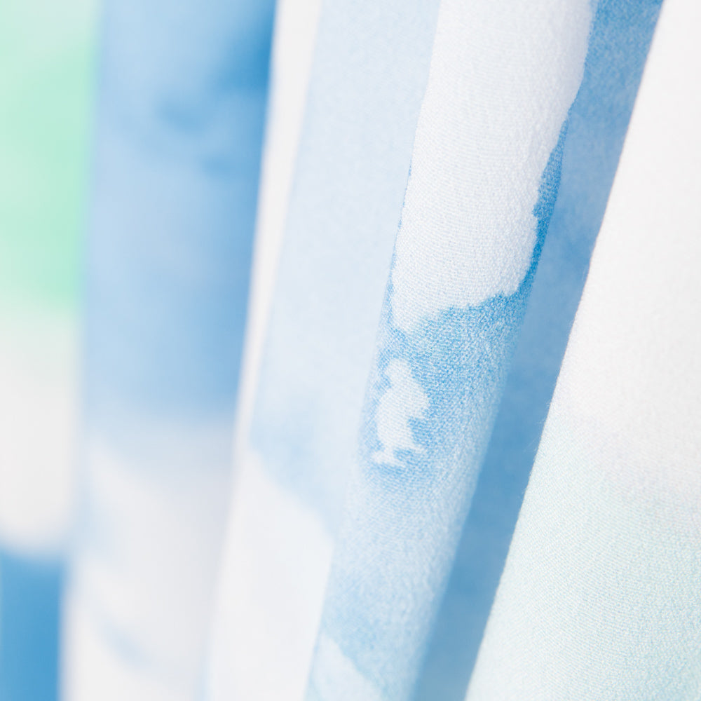 Crepe Viscosa Tye Die Blue - Ribes y Casals