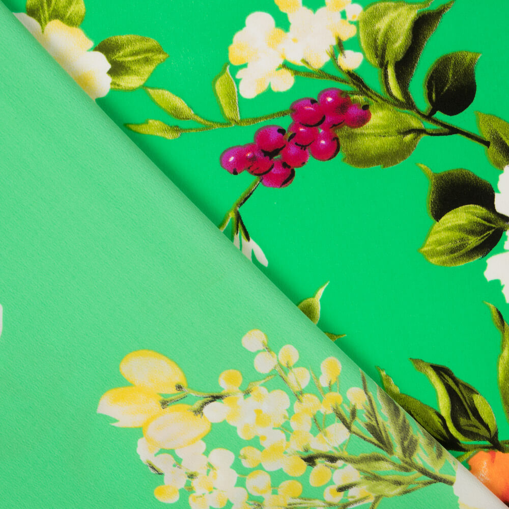 Retal Crepe Zambra Verde 110x140 cm - Ribes y Casals