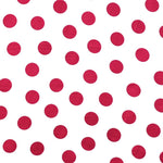 Crispy Milano Pois 35 mm. Blanc-Fuchsia - Ribes y Casals