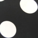 Crispy Milano Pois 35 mm. Noir-Blanc - Ribes y Casals