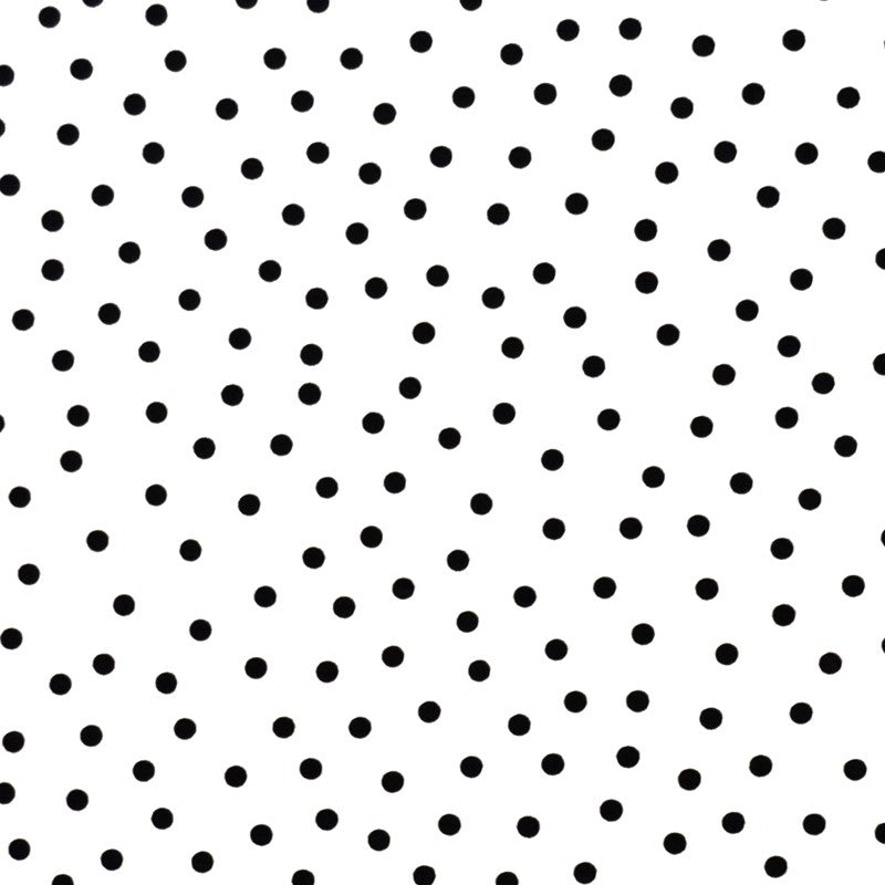Crispy Milano Pois 7 mm. Blanc-Noir - Ribes y Casals
