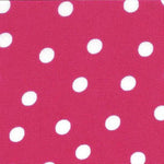 Crispy Milano Pois 7 mm. Fuchsia Blanc - Ribes y Casals