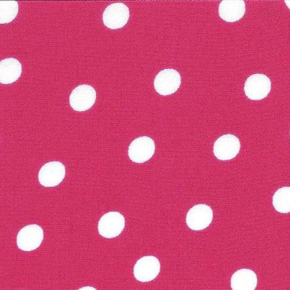 Crispy Milano Pois 7 mm. Fuchsia Blanc - Ribes y Casals