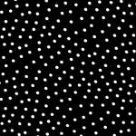 Crispy Milano Pois 7 mm. Noir-Blanc - Ribes y Casals