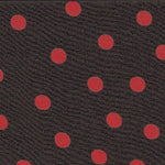 Crispy Milano Pois 7 mm. Noir-Rouge - Ribes y Casals