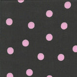 Crispy Milano Pois 7 mm. Noir-Rose - Ribes y Casals
