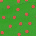 Crispy Milano Pois 7 mm. Vert-Orange - Ribes y Casals
