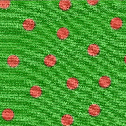 Crispy Milano Pois 7 mm. Vert-Orange - Ribes y Casals