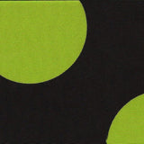 Crispy Milano Pois 70 mm. Noir-Pistache - Ribes y Casals
