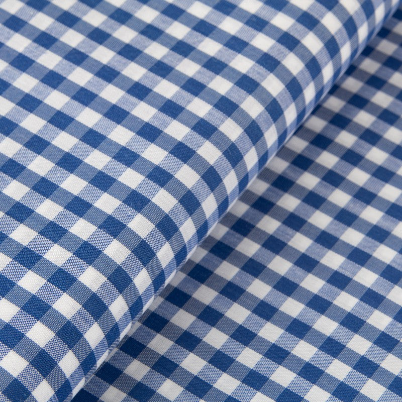 Carreaux Vichy Bleu Électrique 6mm - Ribes y Casals