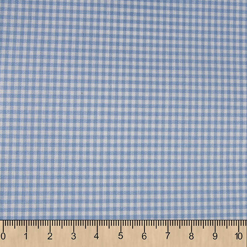 Carreaux Vichy Bleu Ciel 3mm - Ribes y Casals