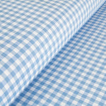 Carreaux Vichy Bleu Ciel 7mm - Ribes y Casals