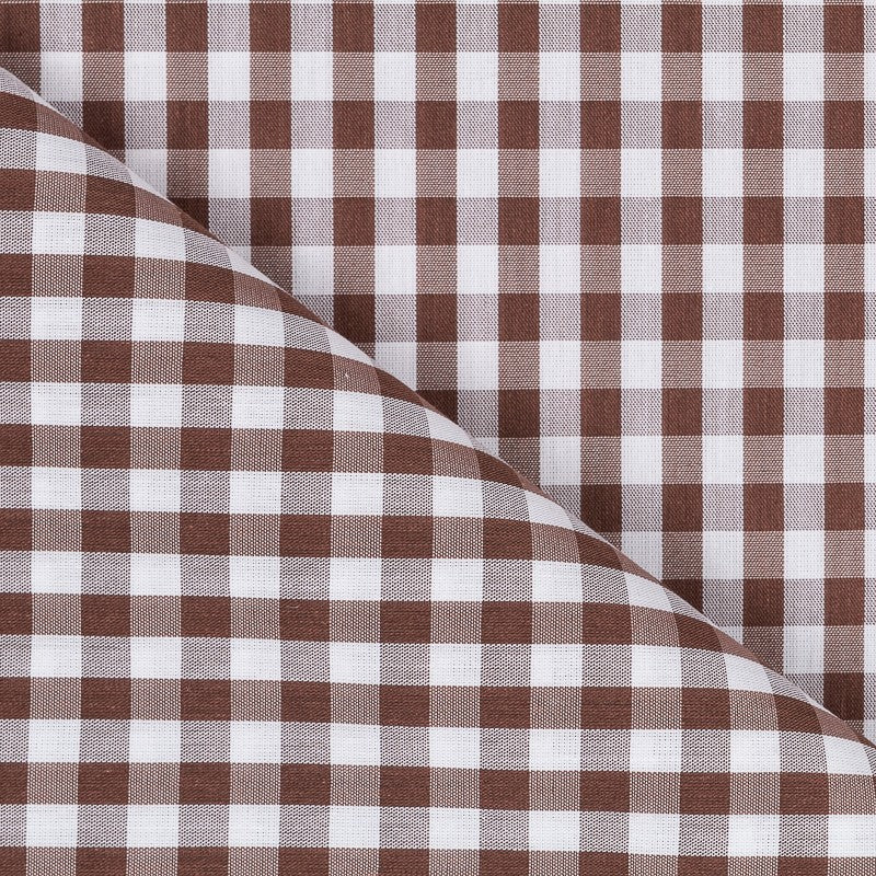 Carreaux Vichy Marron 8mm - Ribes y Casals
