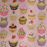 Coton Cupcakes Fond Rose - Ribes y Casals