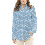 Denim Fin Flamants Bleu - Ribes y Casals