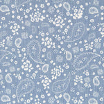 Denim Cachemire Fleurs Bleu - Ribes y Casals
