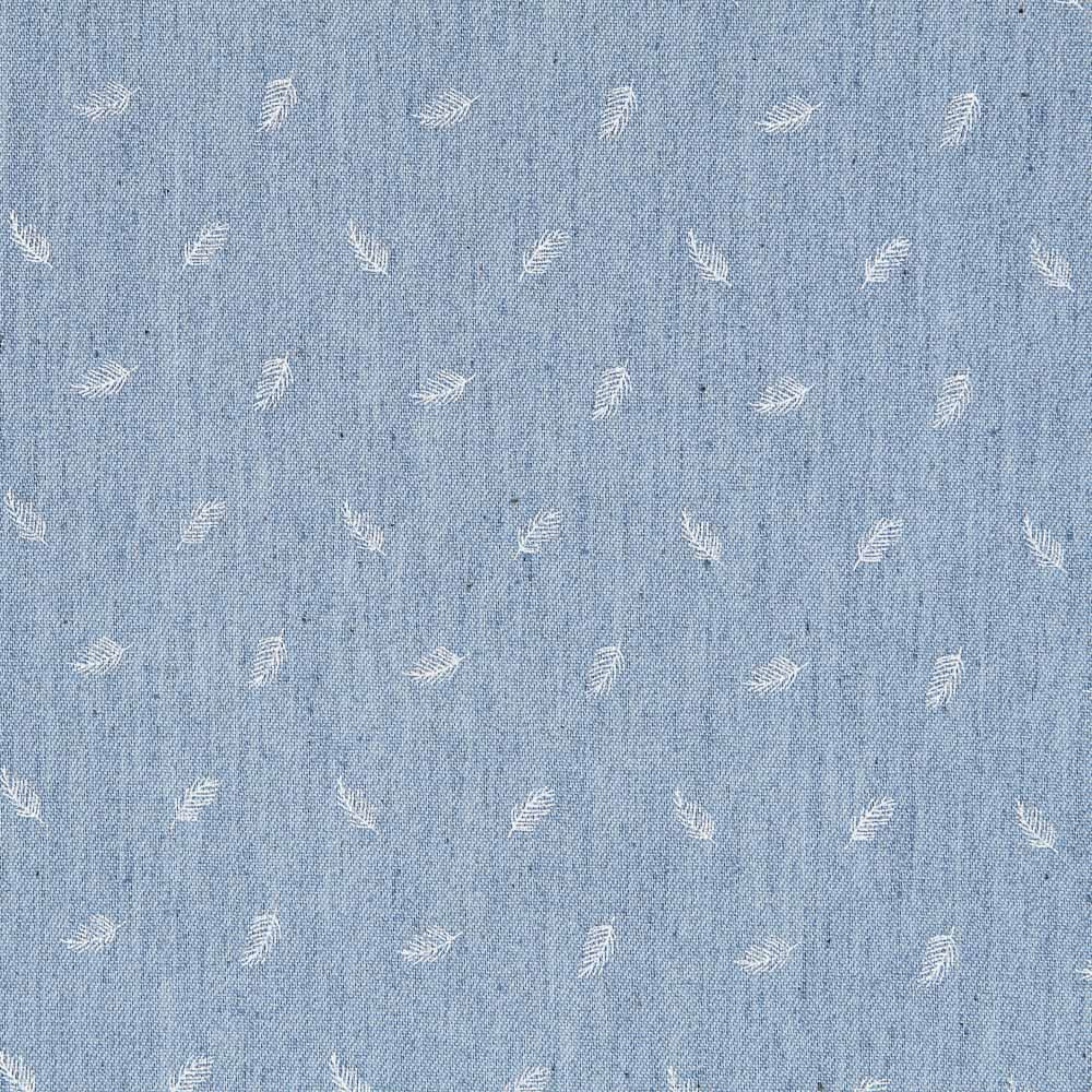 Denim Bleu Clair Plumes - Ribes y Casals