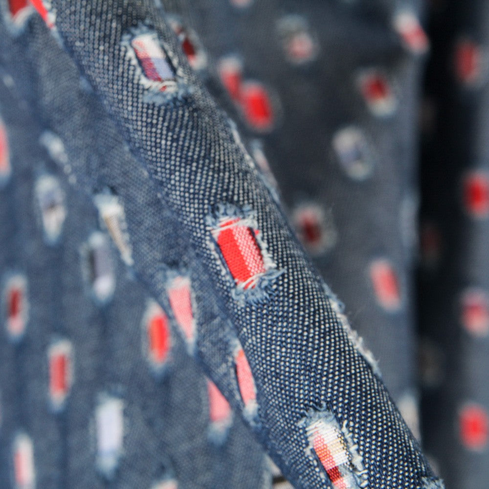 Denim Réversible Bleu Foncé - Ribes y Casals