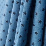 Denim Coton Étoiles Noir - Ribes y Casals