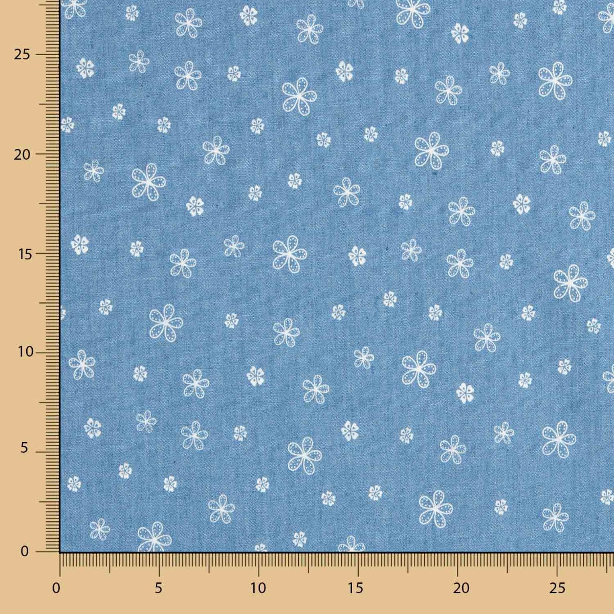 Denim Coton Marguerites - Ribes y Casals