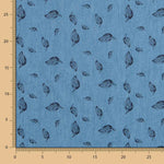 Denim Coton Feuilles - Ribes y Casals