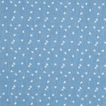 Denim Coton Petites Feuilles - Ribes y Casals