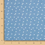 Denim Coton Petites Feuilles - Ribes y Casals