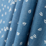 Denim Coton Petites Feuilles - Ribes y Casals