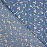 Denim Brodé Fleur Lurex - Ribes y Casals