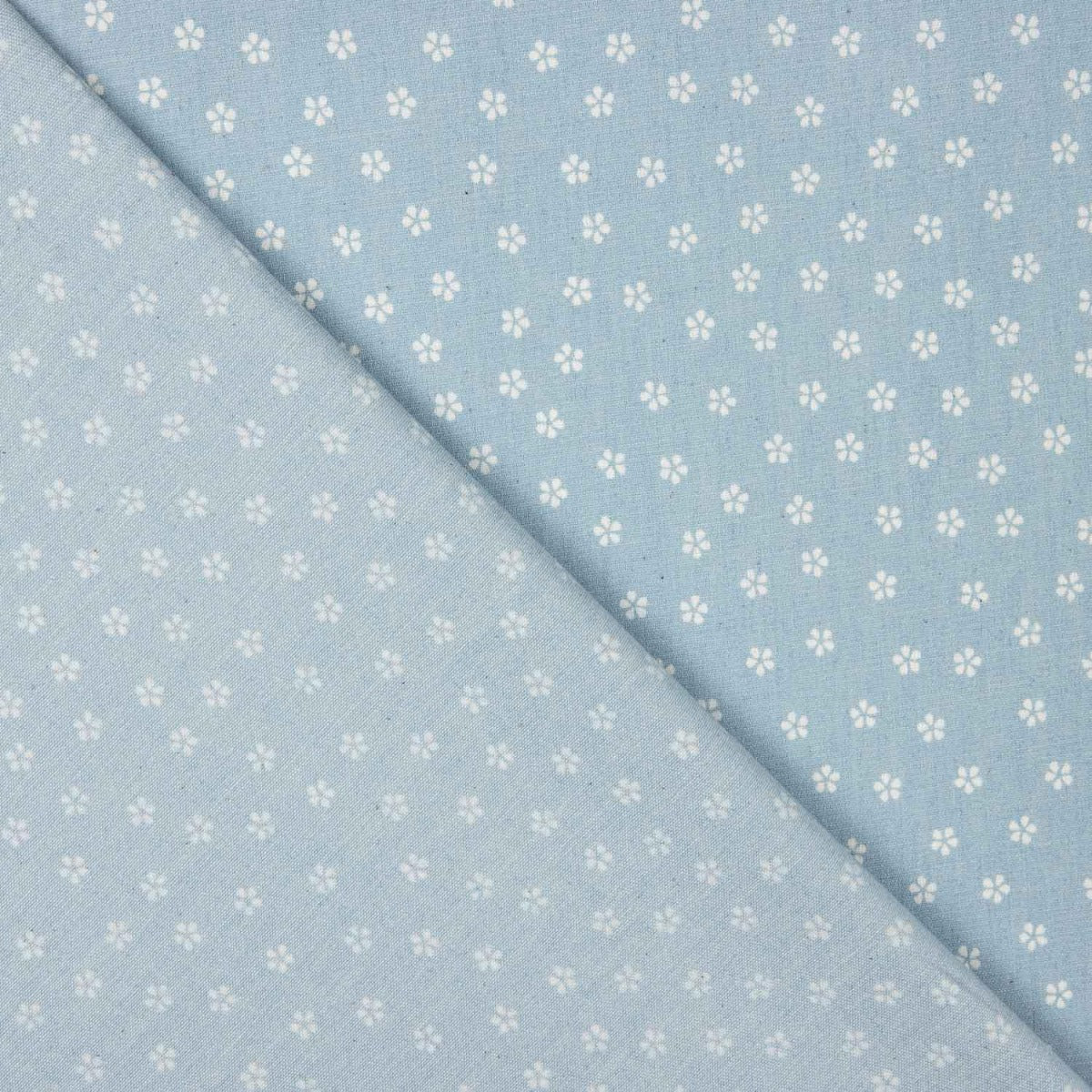 Jean pour chemise bleu clair à marguerites - Ribes y Casals