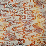 Retal Devoré Letras Teja 60x140 cm - Ribes y Casals