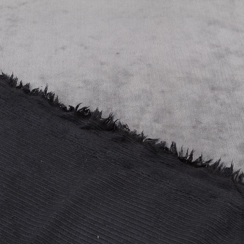 Double Face Nervuré Gris - Ribes y Casals